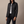 Belinda quilted jacket in Black with a turn down collar on a light gray studio backdrop