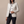 Belinda quilted jacket in White on a light gray studio backdrop