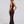 Back view of the Cecily dress in Brown
