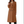 Celeste long wool coat in Brown