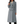 Celeste long wool coat in Gray