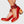 Clarisse block heel pumps in Red