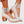 Clarisse block heel pumps in Ivory, showing the back zip