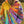Clemency patchwork sun hoodie worn outdoors