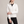 Clementine quilted down jacket in White on a light gray studio backdrop