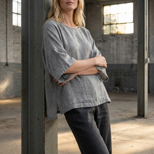 Colette oversized linen blouse, warehouse 4