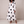 Eliza maxi shirt dress in White Polka Dot on a light gray studio backdrop