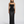 Faustine strapless maxi dress in Black with the matching sheer scarf