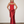 Faustine strapless maxi dress in Red with the matching sheer scarf