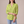 Francesca linen blend button down shirt in Green on a light gray studio backdrop