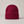 Hattie knit beanie in Burgundy with a folded cuff on a light gray studio backdrop