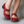 Hortense leather Mary Jane pumps in Red