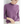 Imogen cashmere mock neck sweater in Violet on a model