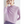 Imogen cashmere mock neck sweater in Lavender on a model