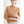 Imogen cashmere mock neck sweater in Camel on a model