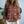 Lucille floral V neck blouse in Brick Red
