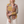 Lucille floral V neck blouse in Yellow Patchwork on a light gray studio backdrop