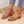 Martina low block heel sandals in Gold