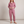 Nerea linen blend jumpsuit in Pink on a light gray studio backdrop