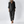 Nerea linen blend jumpsuit in Black, front view