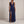 Rosalyn halter maxi dress in Navy Blue on a light gray studio backdrop