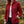 Winona quilted jacket in Red, worn outdoors