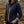 Winona quilted jacket in Navy Blue, worn outdoors